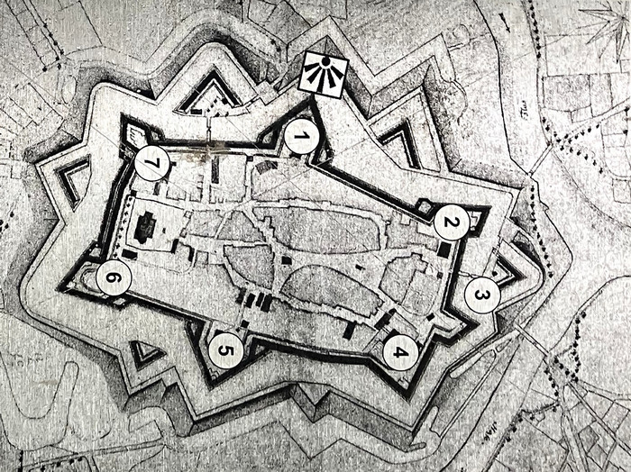 Bastionärfestung Meppen 1760