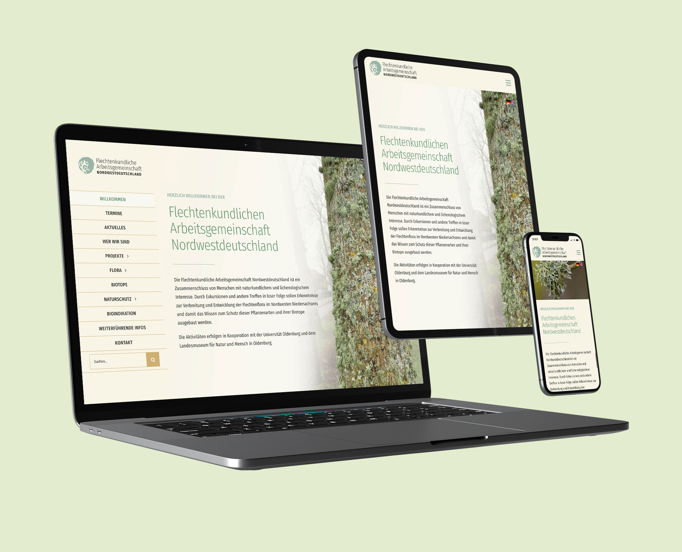 Die neue Website der Flechtenkundlichen Arbeitsgemeinschaft ist online